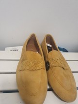 Womens Next Suede Loafers Shoes Size uk 3.5 Colour Yellow - £21.12 GBP