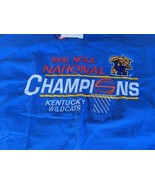 NWT Kentucky Wildcats UK 1998 NCAA Champion Blue T-shirt Medium Embroide... - £37.34 GBP