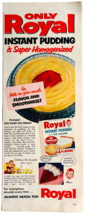 1955 Royal Instant Pudding Advertisement Vintage Dessert Pie Filling DWYY6 - $368.72 MXN