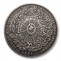 Luis I de Baviera 1837 Orden de San Miguel Fantasía Medalla Restrike - $13.17