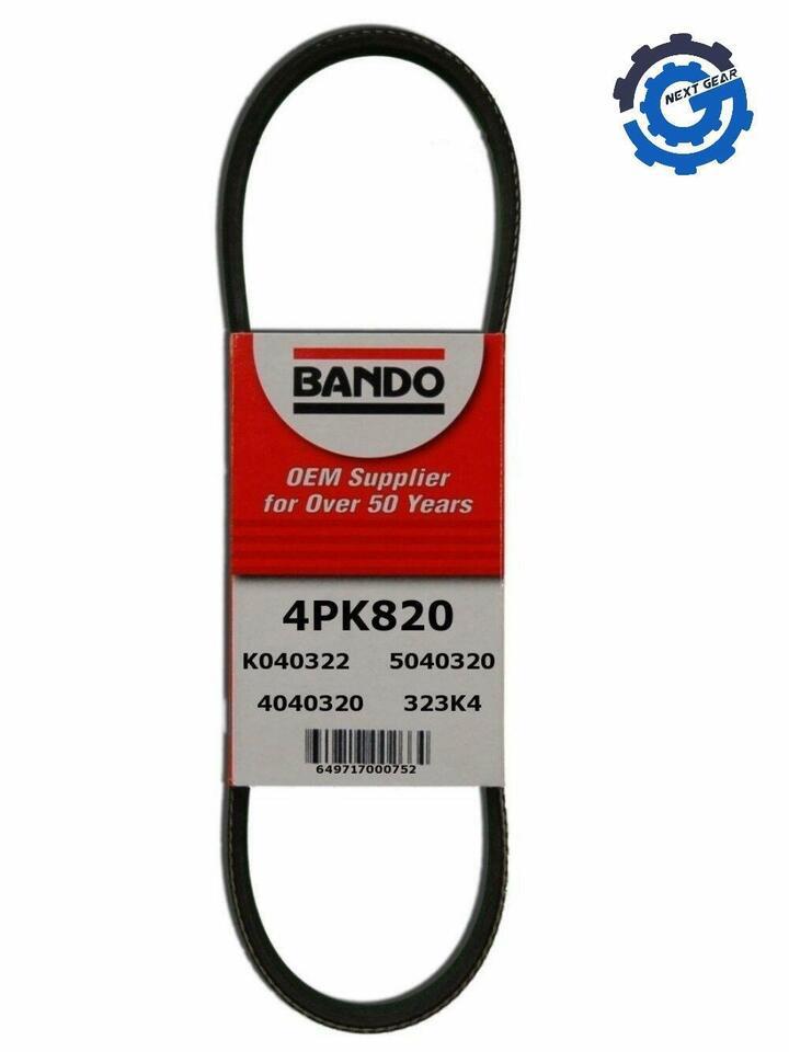 4PK820 New BANDO Serpentine Belt for 1997-2000 Honda Civic - £9.72 GBP