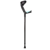 Elbow Crutch Adjustable Black Universal Size Soft handle Loop tight BEST QUALITY - £22.15 GBP