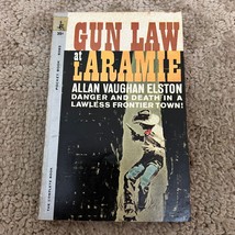 Gun Law at Laramie Western Paperback by Allan Vaughan Elston Pocket Book 1961 - £9.74 GBP