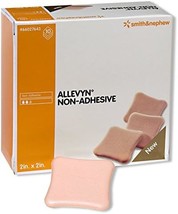 Allevyn Foam Dressing 2 X 2 Inch Square Non-Adhesive Without Border Sterile, 660 - £48.75 GBP