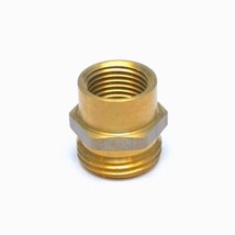 Garden Hose Fitting 3/4&quot; Male GHT x 1/2&quot; Female NPT Pipe Brass Adapter - £6.10 GBP