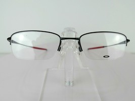 Oakley Top Spinner (51) OX 3133-0751 Pol Black / Red 51 x 19  Eyeglass F... - £71.47 GBP