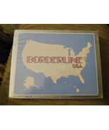 Borderline USA Geography States Vintage Homeschool Card Game Vintage 1989 - $322.67 MXN