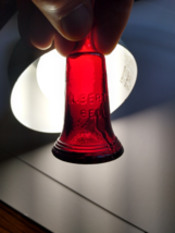 Wheaton Ruby Red Carnival Glass Bottle Liberty Bell PA Medicine 1970's M... - $21.59