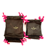 Lot of 20 Kate Spade New York Jewelry Drawstring Dust Bags Pouches Brown... - $1,294.47 MXN