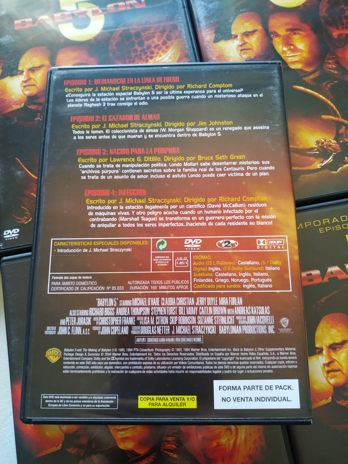 Babylon 5 First Season 1 Complete - 6 X DVD Spanish English 3T Esp Item image 7