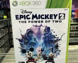 Disney Epic Mickey 2: The Power of Two (Microsoft Xbox 360, 2012)  CIB C... - £8.75 GBP