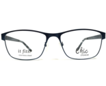 Chic Eyewear Eyeglasses Frames SHEILA MATT BLUE Square Full Rim 58-17-145 - £37.05 GBP
