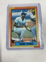 FRANK THOMAS ROOKIE CARD #1 Draft Pick RC Baseball 1990 Topps CHICAGO WH... - £1.56 GBP
