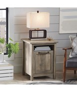 Modern Rustic Table with Storage Side Table, Coffee USB Height Farmhouse... - €91,18 EUR+