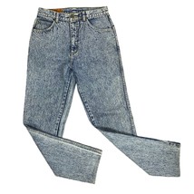 Mc Jeans Club Acid Wash High Rise Denim 28 Blue Retro 5 Pocket Tapered L... - $27.74