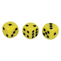 Pac-Man The Board Game Replacement Yellow Pac-Man Dice Set of 3 - Buffal... - $3.00
