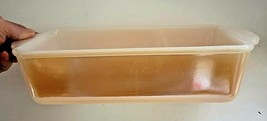 ANCHOR HOCKING FIRE KING NO. 409 BAKING DISH PEACH LUSTRE - $15.00