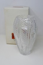 Fifth Avenue Lead Crystal Orleans 9&quot; Vase ~ Made in Poland - £15.74 GBP
