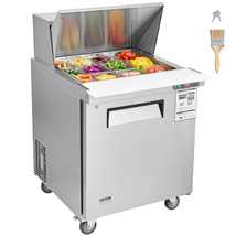 VEVOR 28.3&quot; Commercial Refrigerator Sandwich and Salad Prep Table, 7.4 C... - $1,695.82 CAD