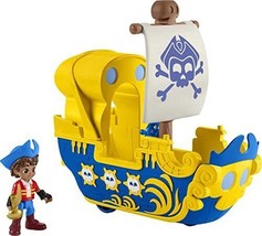 Fisher-Price Nickelodeon Santiago of The Seas Santiago&amp; El Bravo Pirate Ship Toy - £21.36 GBP