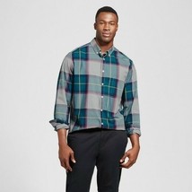 Goodfellow &amp; Co Standard Fit Plaid  Shirt Big &amp; Tall XL Tall Green NWT - £14.25 GBP