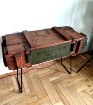 Industrial Coffee Table | Military Ammo Box | Old Chest Trunk | Side Table - $125.00