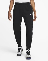 Nike Sportswear Club Fleece Joggers Pants Cuffed Tapered Black 2XL - £38.42 GBP