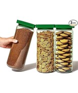 Brand New Cliik Magnetic Stackable Kitchen Containers - Set of 3 - £27.68 GBP