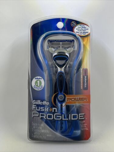 Gillette Fusion Proglide Power Razor Blade Cartridge Shaver Handle - NEW - - £9.99 GBP