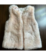 Young Dimension Fake Fur Pink Vest Girls Size 4/5 - $13.60 CAD