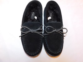 My Slippers by My Pillow Women&#39;s Slippers Black Size 7 Moccasin Faux Fur Lined - £55.38 GBP