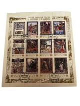 Russian Tales Postage Stamp Sheet Fairy Tales 1984 Russia Bilibin First Day USSR - £40.08 GBP