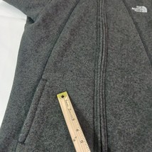 The North Face Blue Crescent Full Zip Hoodie Knit Fleece Women’s Medium NF0A2TEL image 4