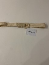 LASCANA Beige Coloured Plaited Belt to fit UK 10 (fm17-20) - £30.30 GBP