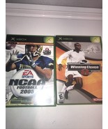Lot of 2 World Soccer Winning Eleven 8  Xbox, 2005) and 2005 ncaa football - €9,52 EUR