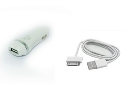 Car Charger+3Ft Usb Cord Cable For Samsung Galaxy Tab2 Tab 2 Gt-P3113 Tablet - £20.77 GBP