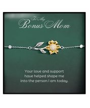 Sunflower Bracelet Bonus Mom Gift, Love and Support, Sunflower Bracelet,... - £41.63 GBP+