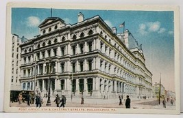 Philadelphia Pa Post Office 9th &amp; Chestnut Streets Postcard A14 - £3.13 GBP