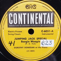 1947 Swing Dorothy Donegan On Piano 78 Rpm 10&quot; Continental C-6051-A Vg Shellac - £12.57 GBP