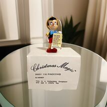 DISNEY CHRISTMAS MAGIC  GROLIER PINNOCHIO ORNAMENT (#26231 116) - $9.89