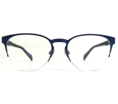 Diesel Eyeglasses Frames DL5158 Col.091 Blue Round Half Rim 52-19-145 - £59.62 GBP