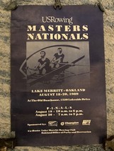 &#39;US Rowing Masters 1989&#39; - Poster for the US Rowing Masters Nationals Oa... - $415.98 MXN