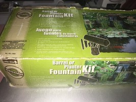 Barrel Or Planter Fountain Kit~Little Giant~New In Box~Black - £34.83 GBP