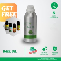 Basil Essential Oil 1Kg - $500.00