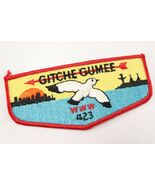 Vintage Gitche Gumee Lodge 423 OA Order Arrow WWW Boy Scouts America Fla... - $156.29 MXN