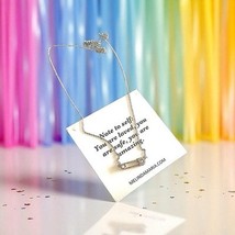 MELINDA MARIA Safety Pin Pendant Necklace NWT - $1,000.09 MXN