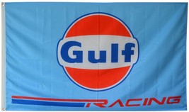 Porsche Flag GULF Racing 3X5 Ft Polyester Banner USA 90x150cm - €17,17 EUR