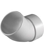 CHARLOTTE PIPE &amp; FOUNDRY PVC013230600HA PVC/DWV 45 DEG STREET ELBOW - $350.12 MXN