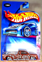 2004 Hot Wheels #144 Crank Itz Series 2/4 STEEL FLAME Brown w/White SB Spokes - $9.75