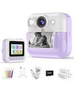 Kids Instant Print 2.4” Camera With Music Player, Puzzle Games, Records ... - $38.01 CAD